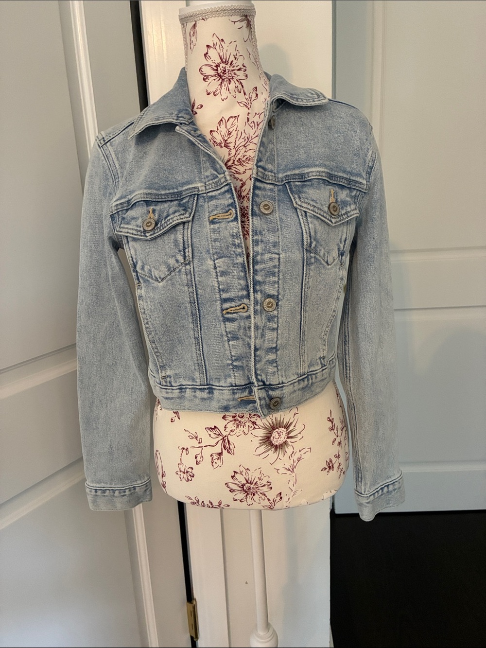 Hollister Light Wash Blue Jean Jacket